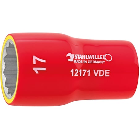 Stahlwille Tools 10 mm (3/8") VDE socket Size 14 mm L.48 mm 02380014